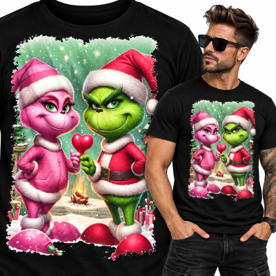 KOSZULKA ŚWIĄTECZNA GRINCH LOVE 2